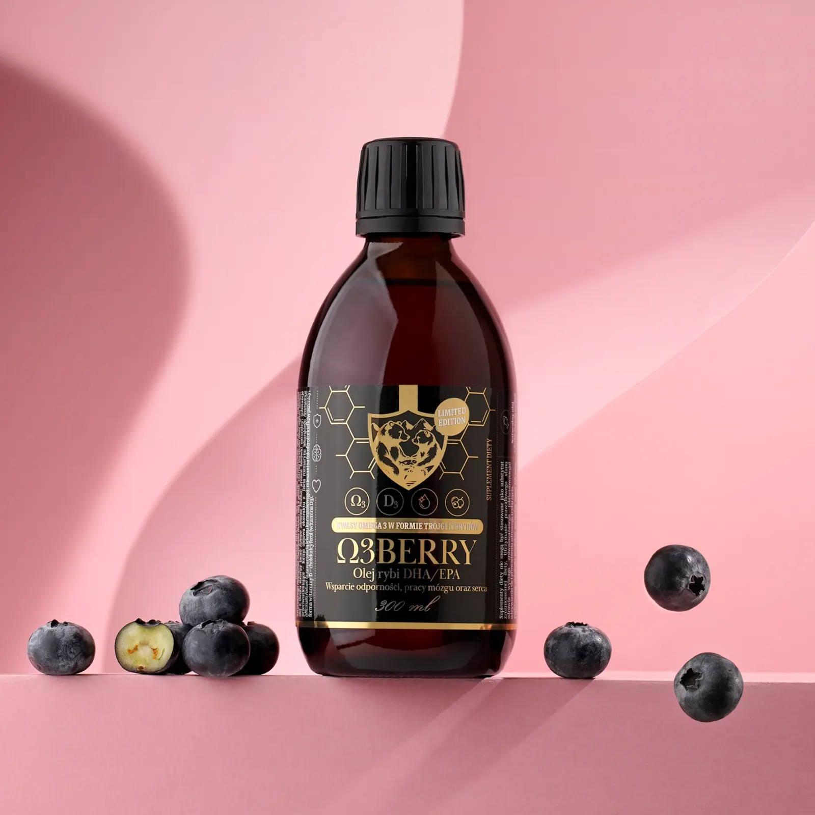 Omega 3 Berry — płynny suplement Omega-3 w formie TG
