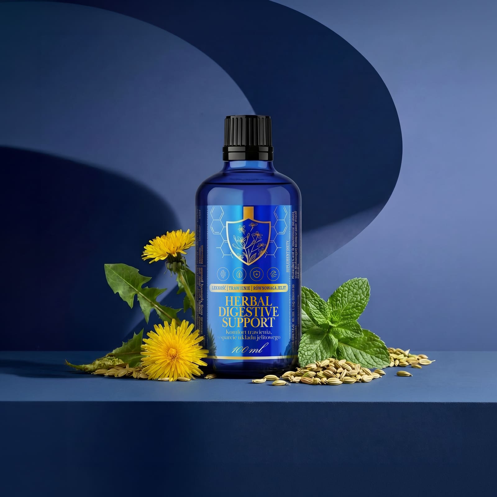 Herbal Digestive Support — ziołowy macerat wspierający trawienie